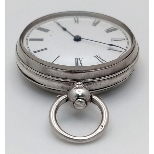 919 - A Silver Waltham Pocket Watch. Ticks but as found.