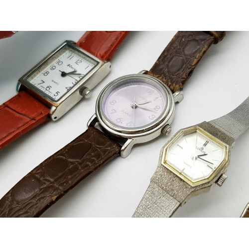 943 - A Selection of 7 quartz watches, all in working order. Ref JM35