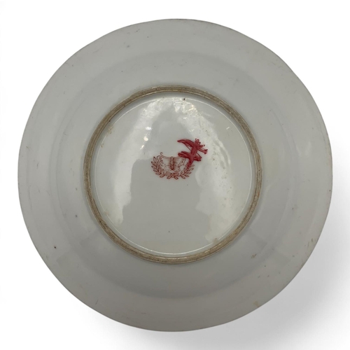 1431 - A Republic of China Period Plate with Peony Motif. Features vibrant colors with hand-painted peony f... 