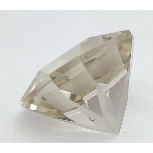 613 - A 39.81ct Colourless White African Quartz Crystal. GGI Certified.