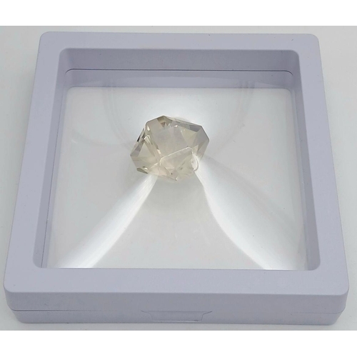 613 - A 39.81ct Colourless White African Quartz Crystal. GGI Certified.