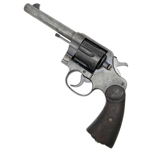 1366 - A Vintage Colt Service Revolver - 455 ELEY. This USA made pistol has a 5.5 inch barrel and battle-wo... 