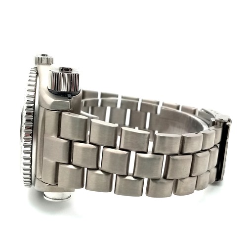 79 - A Breitling Emergency Watch. Originally designed for pilots and aircrews. Titanium bracelet and case... 