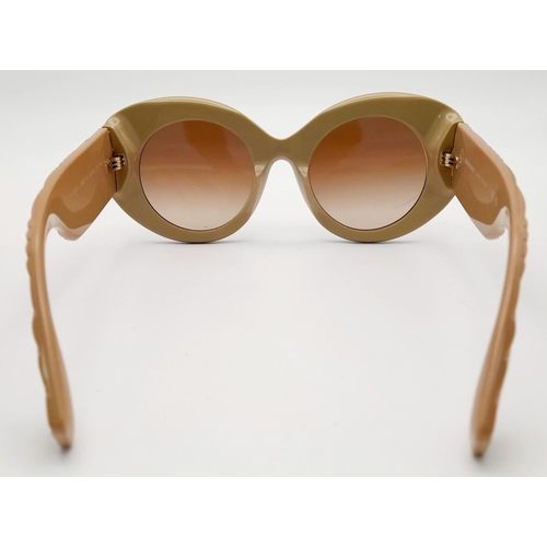 1340 - A Pair of Funky Burberry Ladies Sunglasses. Italian made.