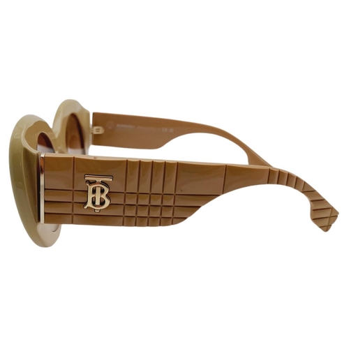 1340 - A Pair of Funky Burberry Ladies Sunglasses. Italian made.