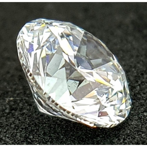 640 - A 0.8ct Brilliant Round Cut Lab Diamond - No certificate so as found.