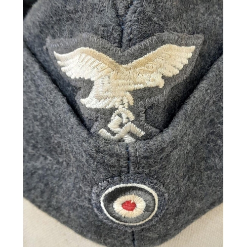 104 - A WW2 German Luftwaffe. Private Purchase Senior Nco’s Side Cap.