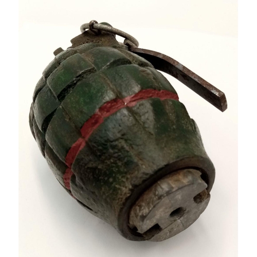 481 - An INERT Israeli No 36 Mills Grenade, Circa Late 1940’s-mid 1950’s. UK MAINLAND SHIPPING ONLY!