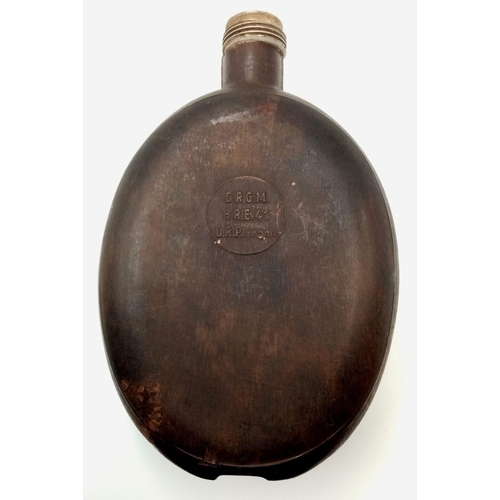 488 - A WW2 Afrika Corps Sonderverband Tropical Water Bottle. The Sonderverband were like the British Long... 