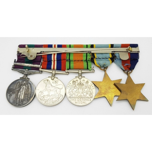 6 - A WW2 British Air Crew Europe Group Awarded to Sqn Leader F.S Wright. Thanks to the G.S.M with Malay... 