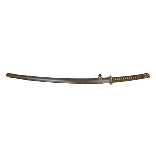 99 - A WW2 Era Japanese General's Sword (with scabbard) by Ki Masatsugu. A high quality sword dated Febru... 