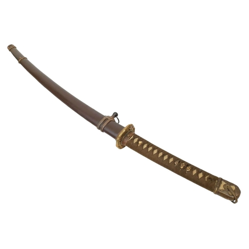 99 - A WW2 Era Japanese General's Sword (with scabbard) by Ki Masatsugu. A high quality sword dated Febru... 