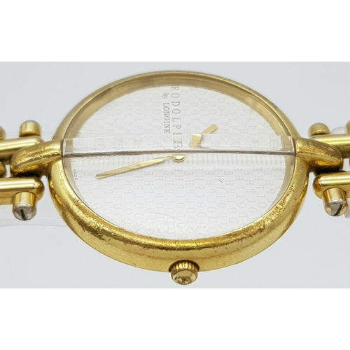 311 - A Recently Serviced (October 2024) Longines-model ‘design by Rodolphe by Longines’ Gold Tone Quartz ... 