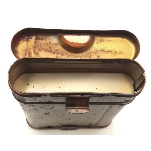 405 - A WW2 Waffen SS Marked K-98 Cleaning Kit Tin.