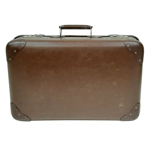 496 - A WW2 German Suitcase with markings from a Flak Artillery Unit.