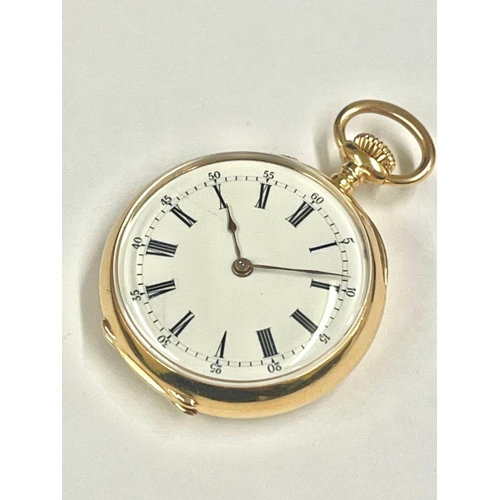 2 - A Ladies 18ct gold Patek Philippe pocket watch, working condition. Case fully hallmarked including d... 