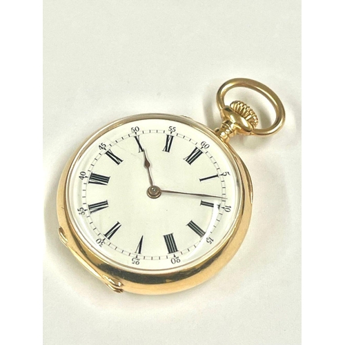 2 - A Ladies 18ct gold Patek Philippe pocket watch, working condition. Case fully hallmarked including d... 