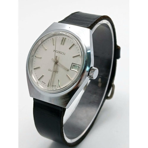 564 - A Good Condition (Serviced October 2024) Ingersol Quartz Date Watch. 36mm Case. Comes with a Lifetim... 