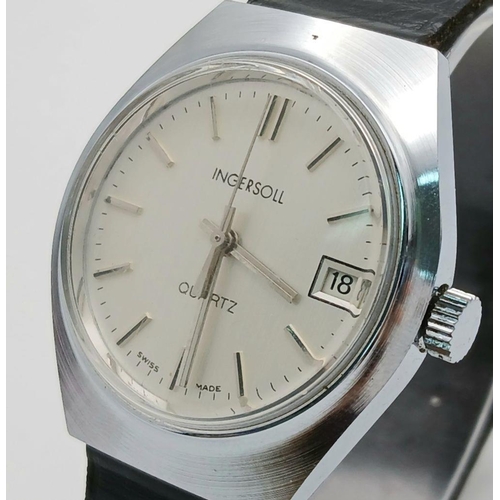 564 - A Good Condition (Serviced October 2024) Ingersol Quartz Date Watch. 36mm Case. Comes with a Lifetim... 