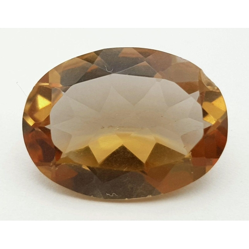 1717 - A 7.63 Ct Faceted Natural Brazilian Mystic Quartz, Oval Shape. Comes with the GLI Certificate.

ref:... 