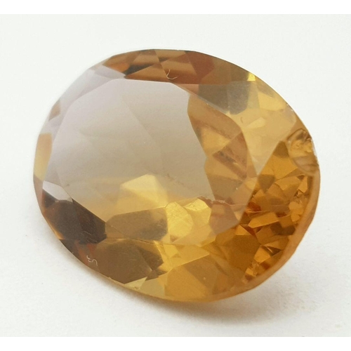 1717 - A 7.63 Ct Faceted Natural Brazilian Mystic Quartz, Oval Shape. Comes with the GLI Certificate.

ref:... 