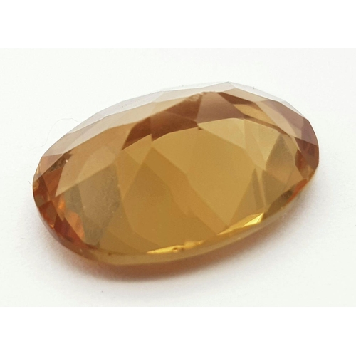 1717 - A 7.63 Ct Faceted Natural Brazilian Mystic Quartz, Oval Shape. Comes with the GLI Certificate.

ref:... 