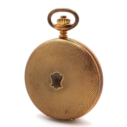 406 - Gentleman’s Vintage ‘GRADUS’ POCKET WATCH. 17 Jewels, Swiss Made. Gilded finish. Manual winding. Ful... 