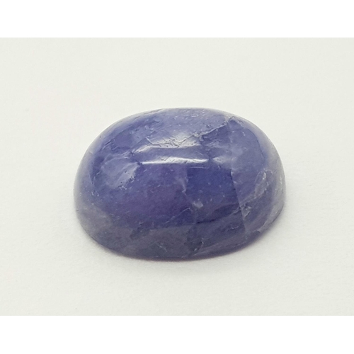 1628 - A 6.62ct Tanzanite Cabochon Gemstone. Comes with the GFCO Swiss Certificate.

ref: ZK 083