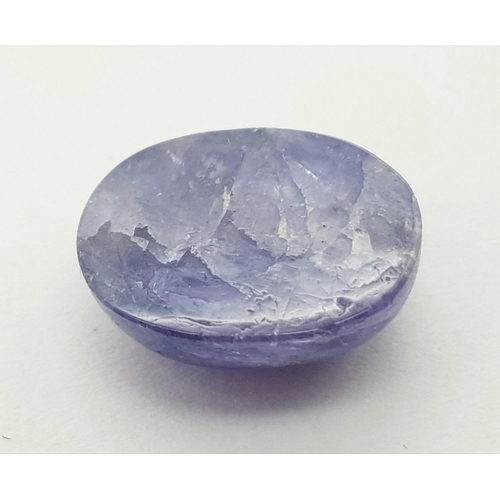 1628 - A 6.62ct Tanzanite Cabochon Gemstone. Comes with the GFCO Swiss Certificate.

ref: ZK 083