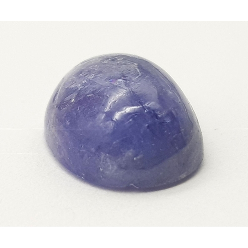 1628 - A 6.62ct Tanzanite Cabochon Gemstone. Comes with the GFCO Swiss Certificate.

ref: ZK 083