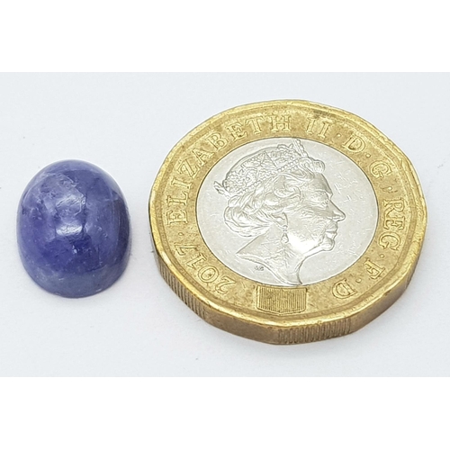 1628 - A 6.62ct Tanzanite Cabochon Gemstone. Comes with the GFCO Swiss Certificate.

ref: ZK 083