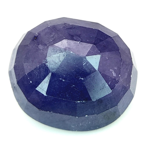 1355 - An 8.65ct Natural African Vivid Blue Sapphire Gemstone - AIG America Certified.