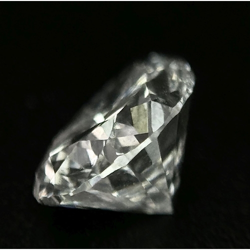 1862 - A 0.602ct Pear Shape Diamond. SI1 clarity, D colour. Comes with IDL certificate.