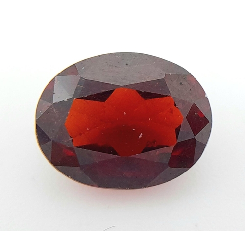 2010 - A 2.18ct Oval Cut Garnet. Comes with EGL certificate.