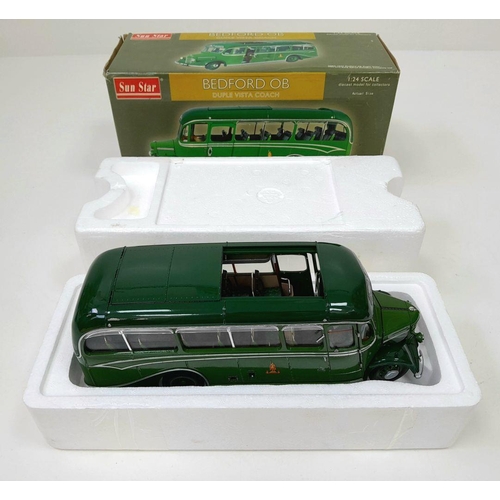 1508 - A Vintage Sun Star Bedford OB Diecast Coach. 1:24 Scale. AS new, in original packaging. Limited edit... 