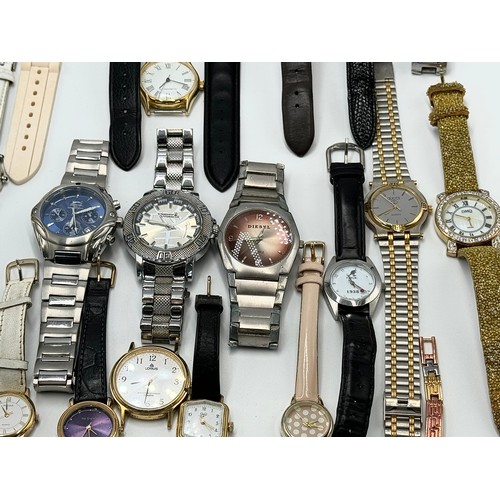 455 - Spares and repairs . Large selection of Gentlemans and Ladies Wristwatches. Makes to include Sekonda... 