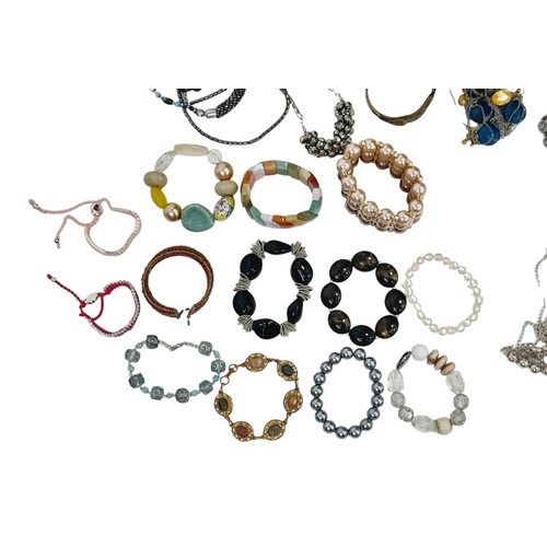 546 - A large selection of Better Quality COSTUME JEWELLERY. To include an impressive assortment of neckla... 