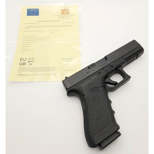 2180 - A 9mm Glock Model 17 Generation 3 Semi-Automatic Pistol. As new with spare mag, loader, instructions... 