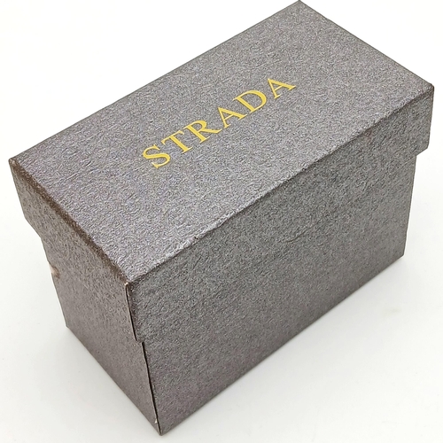 2013 - A Parcel of Two Quartz Watches Comprising: 1) An Unworn Ladies Clear Stone Set Dress Watch by Strada... 