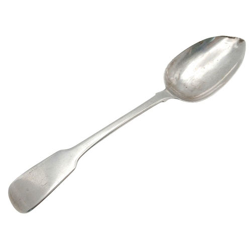 1370 - An antique Georgian sterling silver spoon. Full London hallmarks, 1821. Total weight 64G. Total leng... 