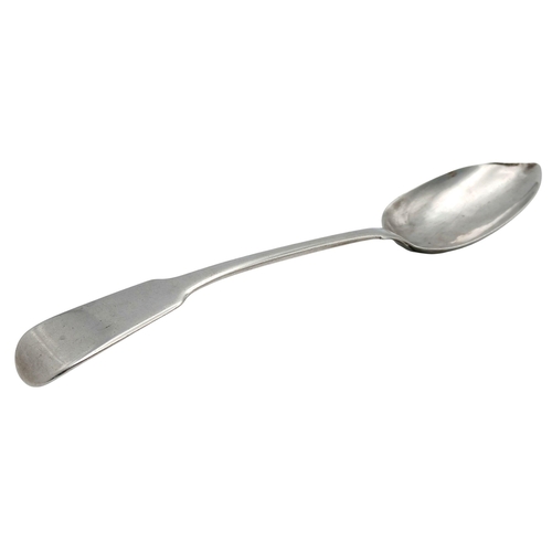 1370 - An antique Georgian sterling silver spoon. Full London hallmarks, 1821. Total weight 64G. Total leng... 