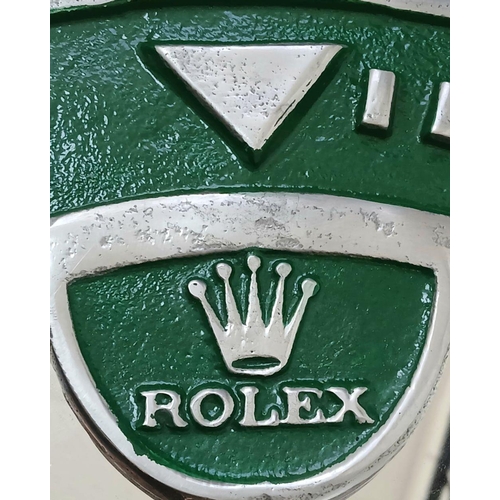 1521 - A Vintage Rolex Branded Mirror. 40cm diameter.