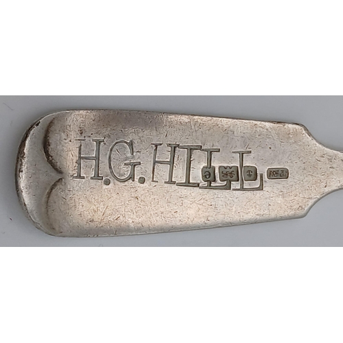 1622 - An antique sterling silver spoon. Full Birmingham hallmarks, 1904. Total weight 77G. Total length 22... 