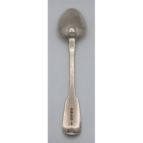 1860 - An antique Georgian sterling silver spoon. Full London hallmarks, 1822. Total weight 77G. Total leng... 