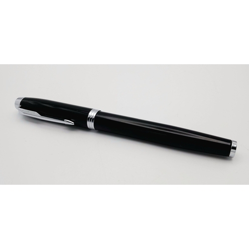 1991 - A Parker Black Lacquer Ballpoint Pen. 14cm