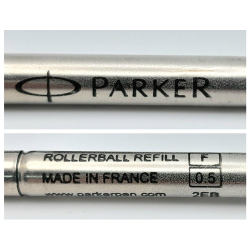 1991 - A Parker Black Lacquer Ballpoint Pen. 14cm