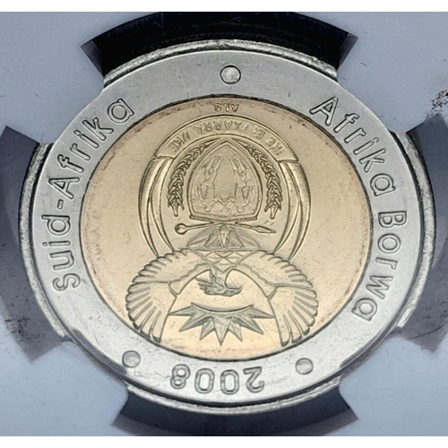 1998 - A Nelson Mandela Commemorative Coin. Proof - in case.