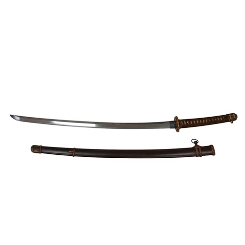 99 - A WW2 Era Japanese General's Sword (with scabbard) by Ki Masatsugu. A high quality sword dated Febru... 