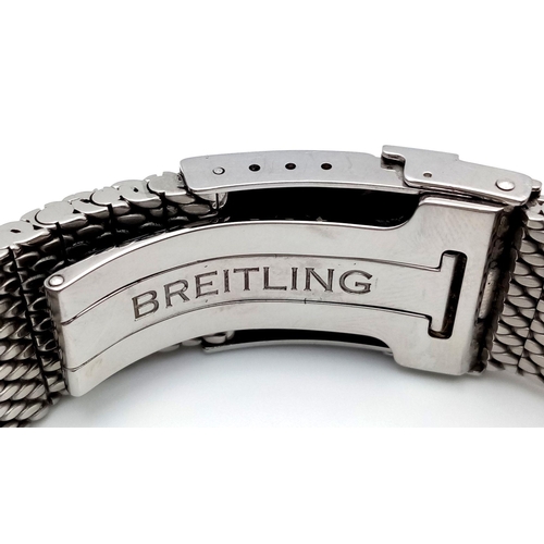 11 - A Breitling Superocean Automatic Gents Watch. Model A17320. Stainless steel bracelet and case - 47mm... 