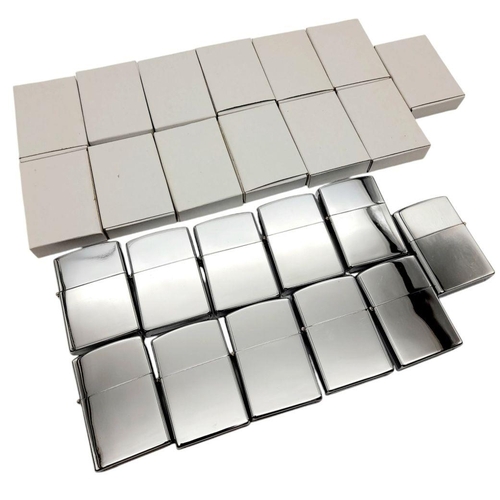 1214 - 24 x Zippo Style Lighters. As new. UK Mainland Shipping Only.